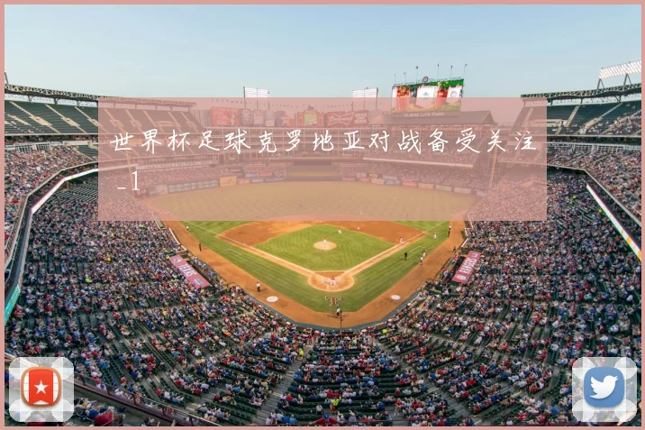 世界杯足球克罗地亚对战备受关注 _1